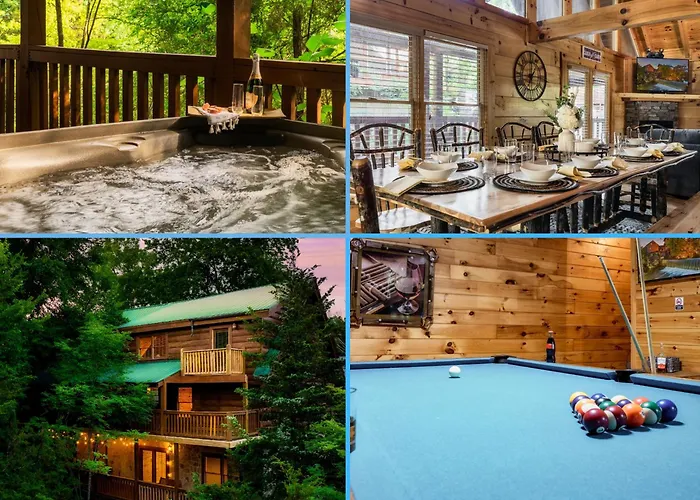 Pet Friendly Family Cabin With Hot Tub & Game Room Near Dollywood Pigeon Forge